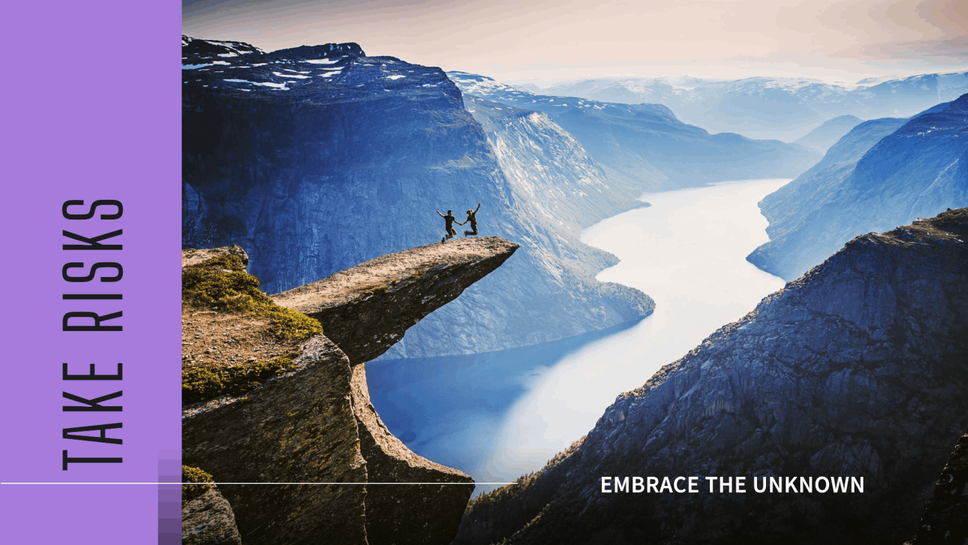 Technological Innovation, Embrace Risks, Experiment